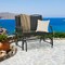 Costway Patio Glider Rocking Bench Double 2 Person Chair Loveseat Garden Grey\Black